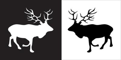 Illustration vector graphics of deer icon