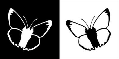 Illustration vector graphics of butterfly icon