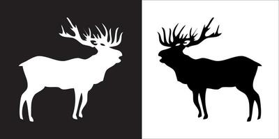 Illustration vector graphics of deer icon