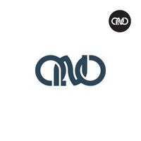 Letter QNO Monogram Logo Design vector