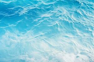 AI generated Aerial drone view of moody ocean wave in summer photo