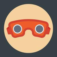 Virtual Reality Glasses vector