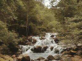 ai generado capturar de la naturaleza belleza maravilloso paisaje fotografía galería, generativo ai foto