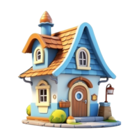 AI generated House png isolated on transparent background