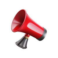 AI generated Megaphone icon png isolated on transparent background