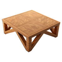 ai gerado de madeira mesa png isolado em transparente fundo