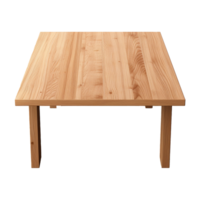 AI generated Wooden table png isolated on transparent background