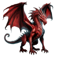 AI generated Dragon face png isolated on transparent background