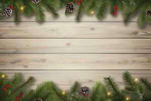 AI generated Christmas and New Year background. AI Generated photo