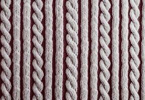 AI generated Knitted sweater texture, background with copy space. AI Generated photo