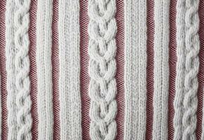 AI generated Knitted sweater texture, background with copy space. AI Generated photo