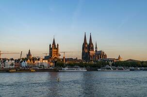 Morning View of Cologne Old City photo