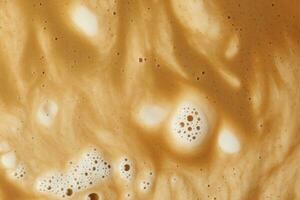 AI generated Coffee foam texture. AI Generated photo