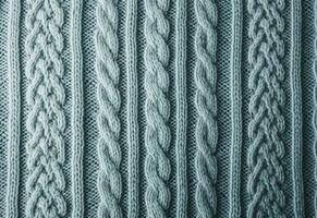 AI generated Knitted sweater texture, background with copy space. AI Generated photo
