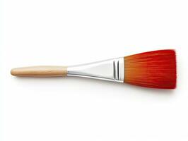 AI generated Paintbrush isolated white background. AI Generated photo