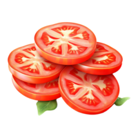 ai gerado tomate png isolado em transparente fundo