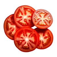 ai generado tomate png aislado en transparente antecedentes