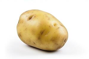 AI generated Potato isolated on white background. AI Generated photo