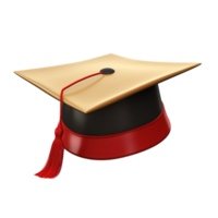 AI generated Academic cap png isolated on transparent background