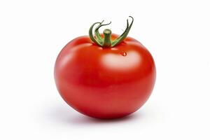 AI generated Tomato isolated on white background. AI Generated photo