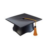 AI generated Academic cap png isolated on transparent background