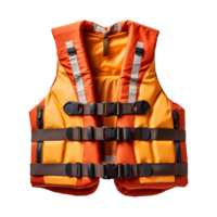 AI generated Life jacket isolated on transparent background png