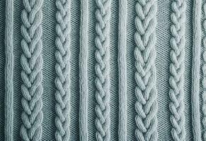 AI generated Knitted sweater texture, background with copy space. AI Generated photo