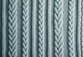 AI generated Knitted sweater texture, background with copy space. AI Generated photo