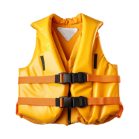 AI generated Life jacket isolated on transparent background png