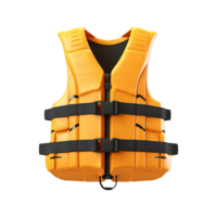 AI generated Life jacket isolated on transparent background png