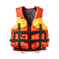 AI generated Life jacket isolated on transparent background png