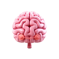 AI generated Brain png isolated on transparent background