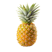 ai generato fresco ananas png isolato su trasparente sfondo