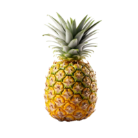 AI generated Fresh pineapple png isolated on transparent background