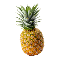 AI generated Fresh pineapple png isolated on transparent background