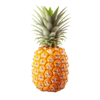 AI generated Fresh pineapple png isolated on transparent background