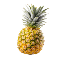 AI generated Fresh pineapple png isolated on transparent background