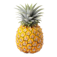 AI generated Fresh pineapple png isolated on transparent background