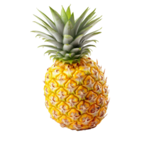 ai genererad färsk ananas png isolerat på transparent bakgrund