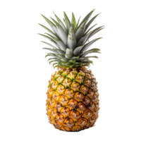 AI generated Fresh pineapple png isolated on transparent background