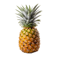 ai genererad färsk ananas png isolerat på transparent bakgrund