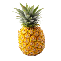 AI generated Fresh pineapple png isolated on transparent background