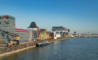 view of the Rheinauhafen in Cologne photo