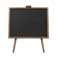 AI generated Black board png isolated on transparent background