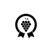 wine label concept line icon. Simple element illustration. wine label concept outline symbol design. vector