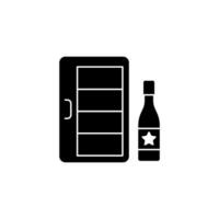 wine cellar concept line icon. Simple element illustration. wine cellar concept outline symbol design. vector