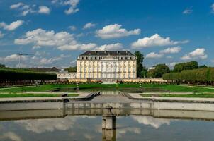 The Augustusburg Palace Bruhl Germany on sunny summer day photo