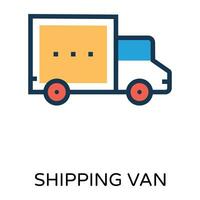 Trendy Delivery Concepts vector