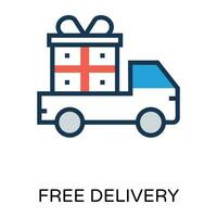 Trendy Delivery Concepts vector