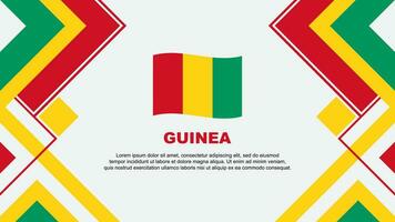 Guinea Flag Abstract Background Design Template. Guinea Independence Day Banner Wallpaper Vector Illustration. Guinea Banner